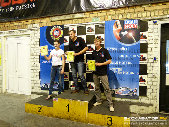 Победители заезда LIQUI MOLY на картингах Победители заезда LIQUI MOLY на картингах