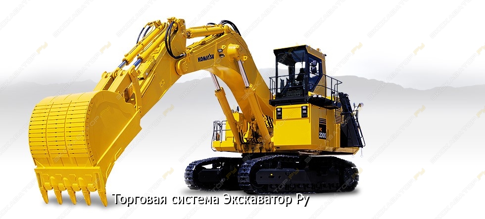 Komatsu PC2000-8 обратная лопата [3]