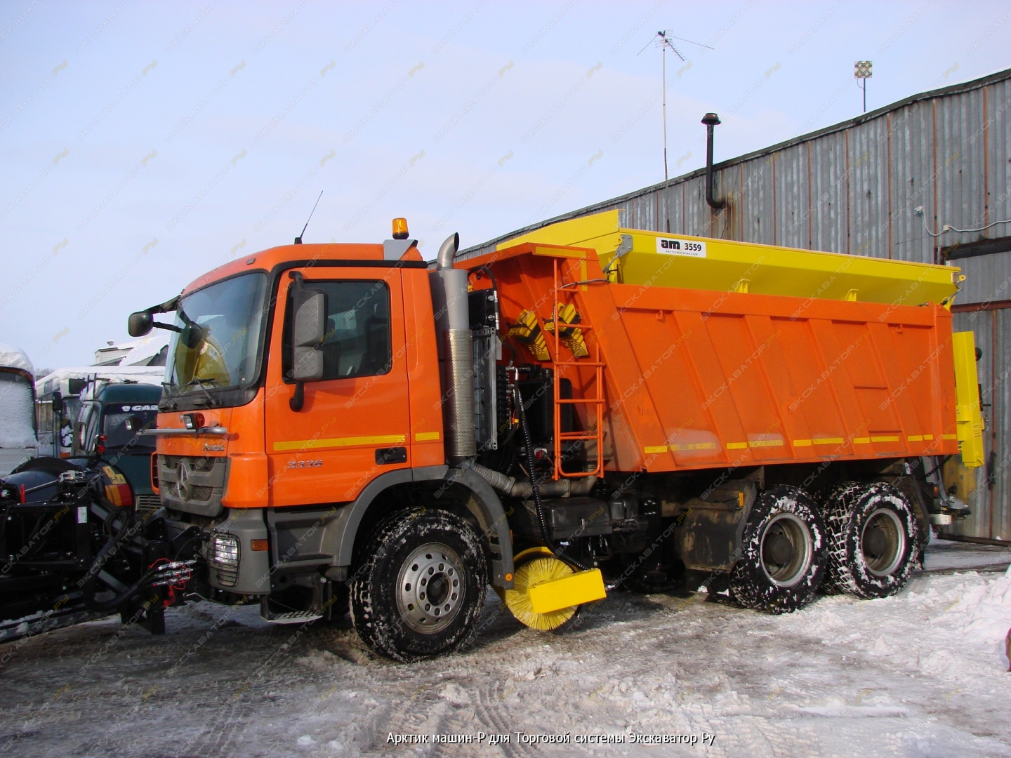 КДМ НА БАЗЕ САМОСВАЛА MERCEDES-BENZ ACTROS 3336K [3]