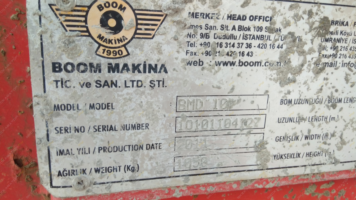 Boom Makina BMD 10 [0]