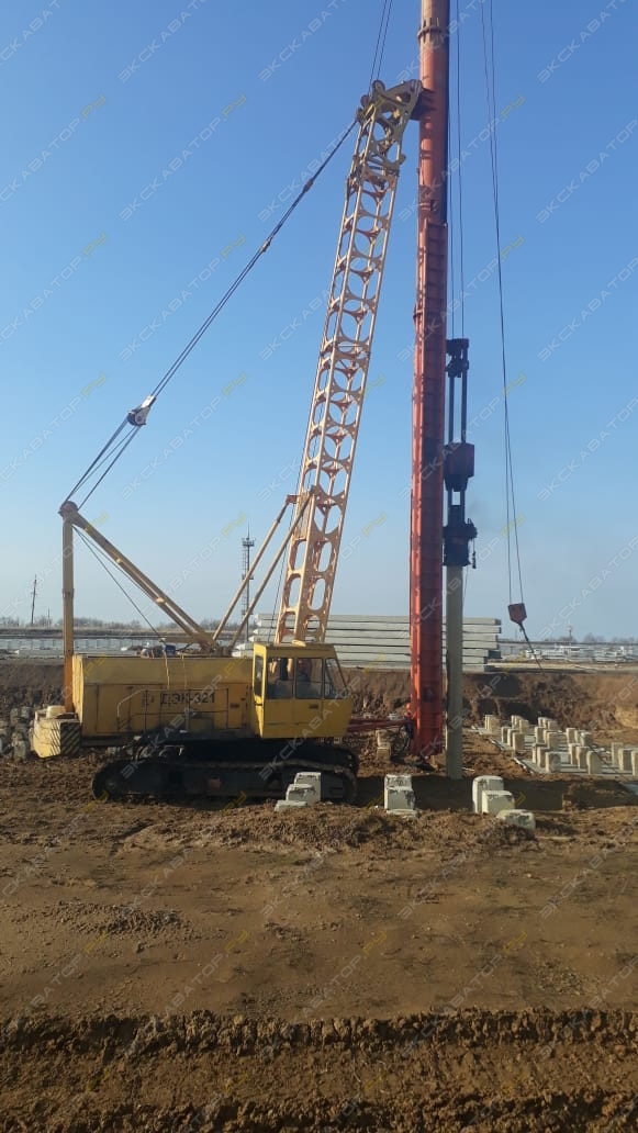 Копровая установка на базе монтажного крана ДЭК-321 [1]