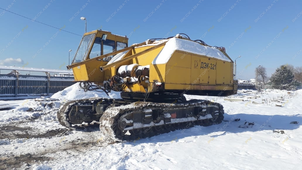 Копровая установка на базе монтажного крана ДЭК-321 [4]