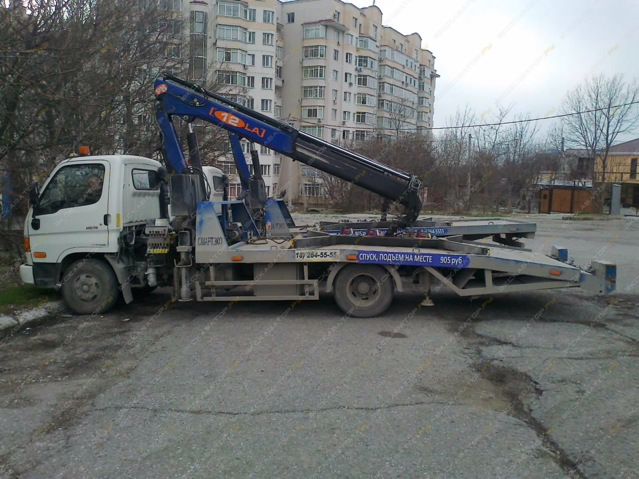 Hyundai HD-78 (сдвиж. платф. и КМУ) [18]