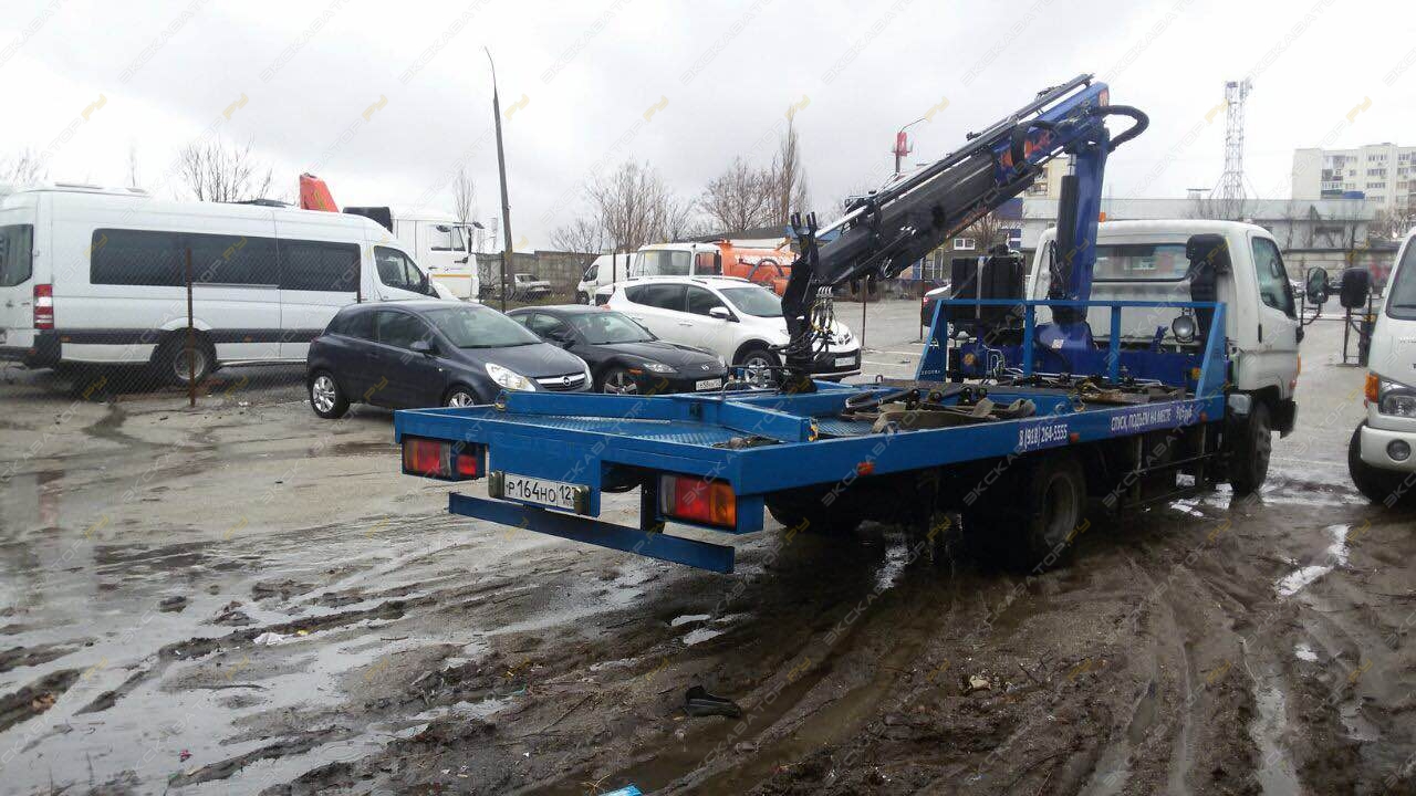 Hyundai HD-78 (сдвиж. платф. и КМУ) [7]