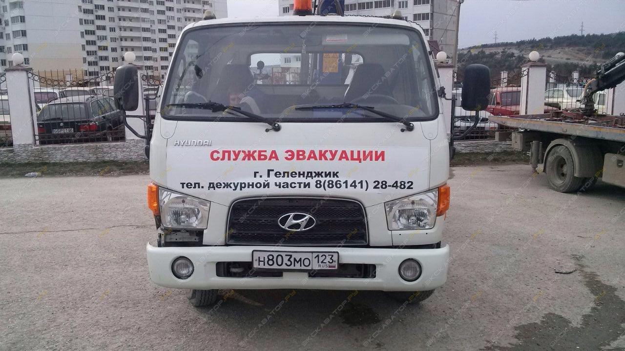 Hyundai HD-78 (сдвиж. платф. и КМУ) [10]