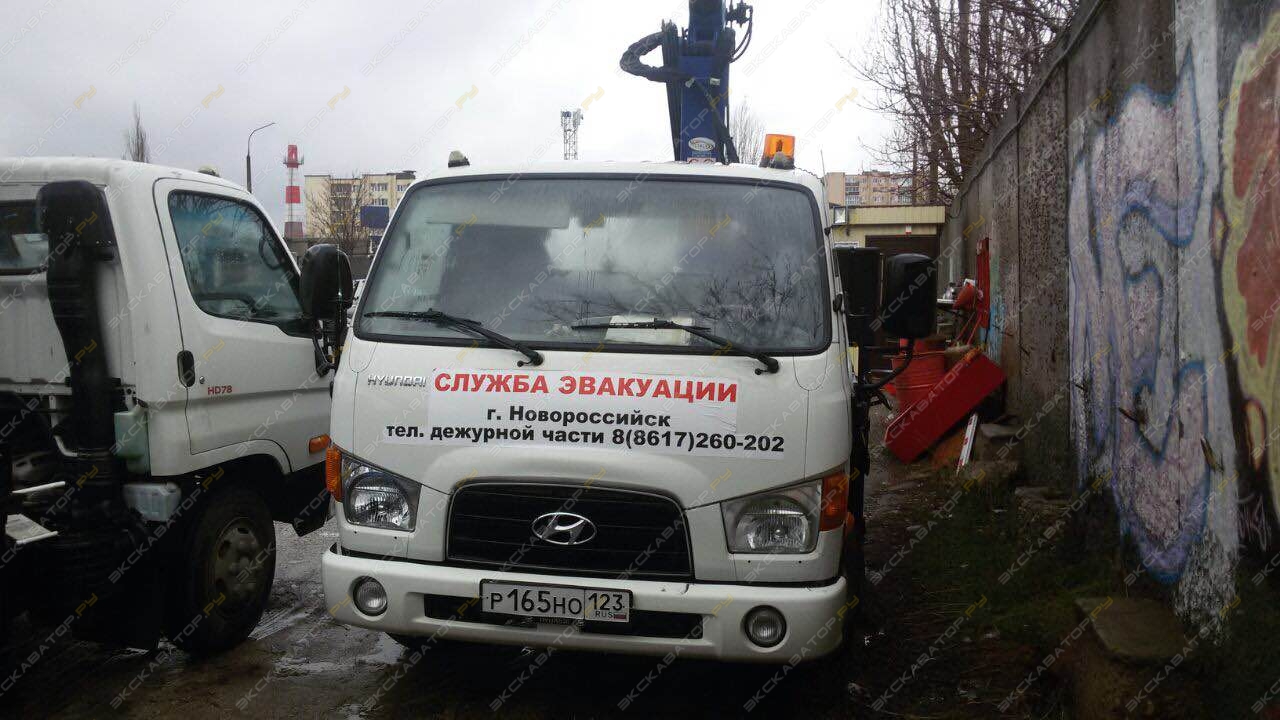 Hyundai HD-78 (сдвиж. платф. и КМУ) [4]