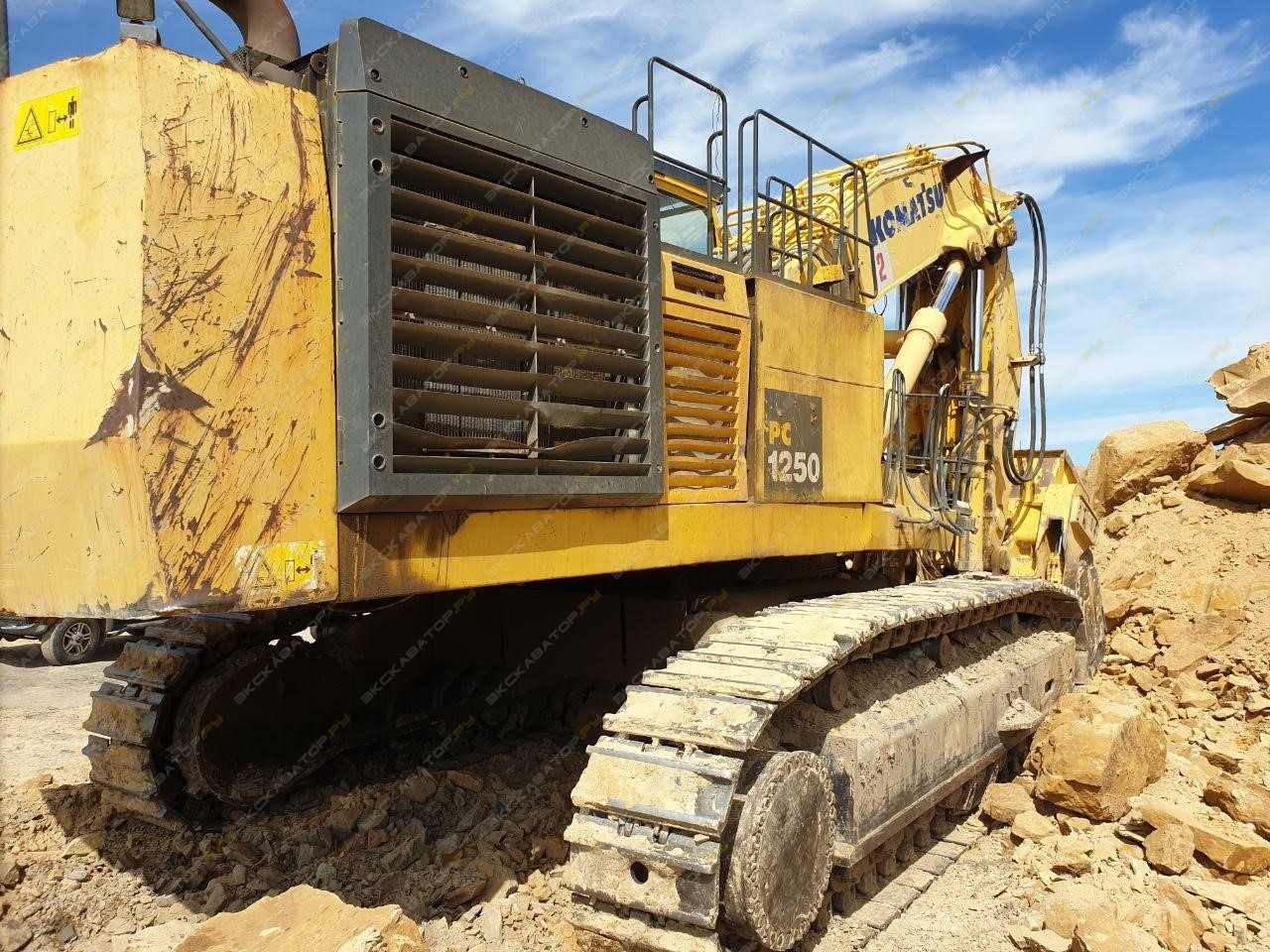 Komatsu PC1250-7 обратная лопата [2]