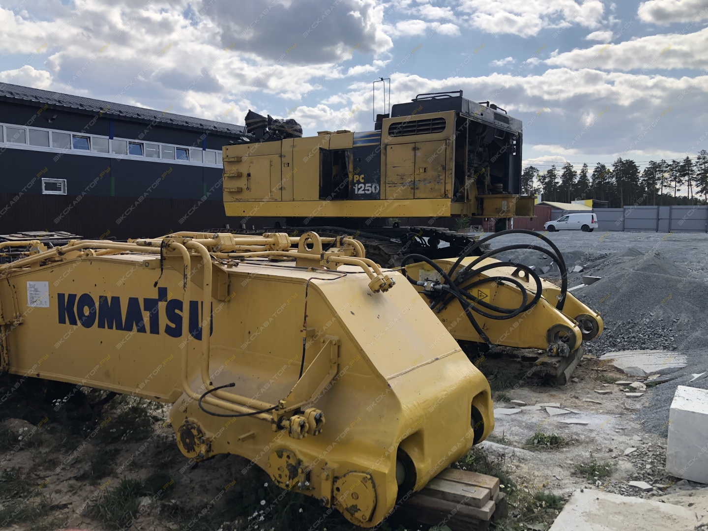 Komatsu PC1250-7 прямая лопата [1]