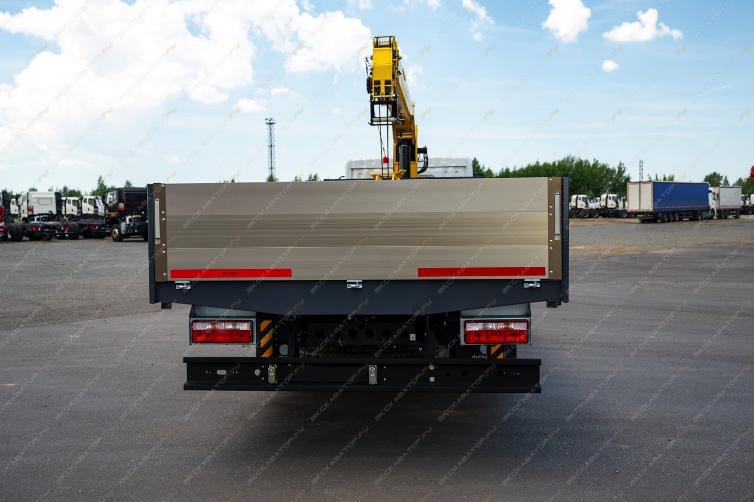 C180LS КМУ HYVA SK-6.3 + борт 7,5м [5]