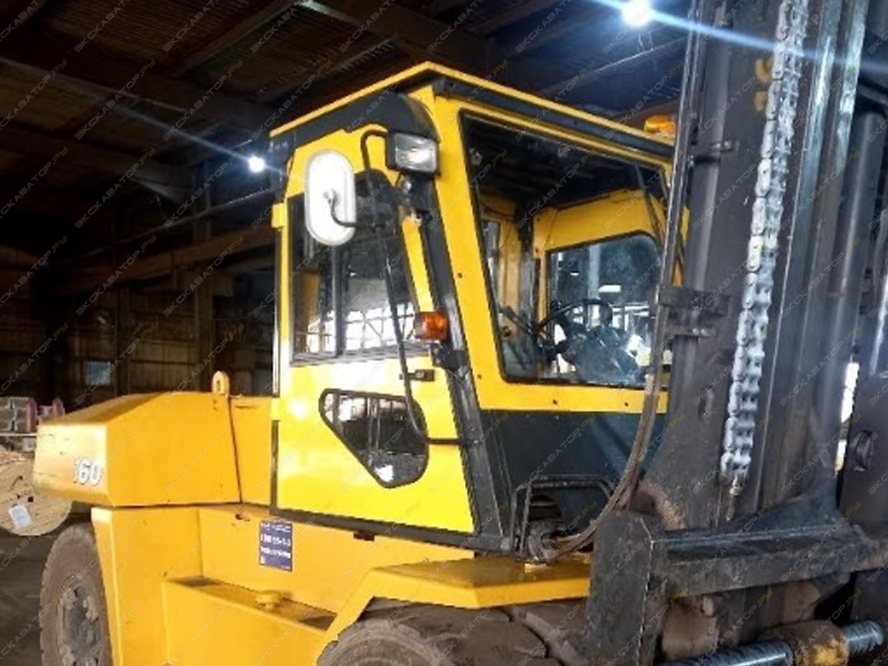 Металлическая кабина на погрузчик Komatsu 16т [2]