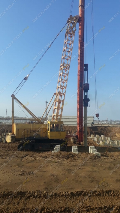 Копровая установка на базе монтажного крана ДЭК-321 [1]