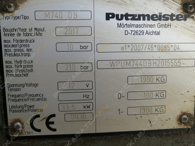Putzmeister Mixokret M740DB [1]