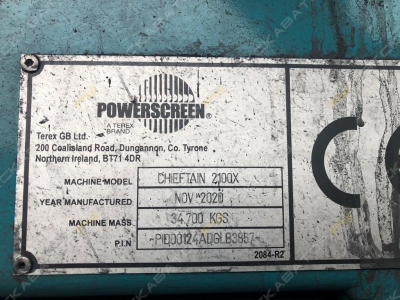 Powerscreen Chieftain 2100X track (2 Deck) [3]