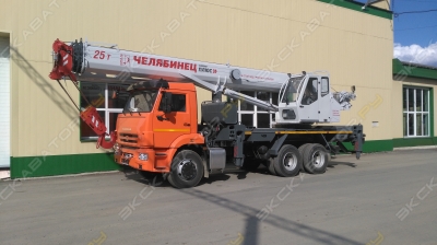 грузоподъемность 25 тонн стрела 33 метра на шасси КАМАЗ-65115 [0]