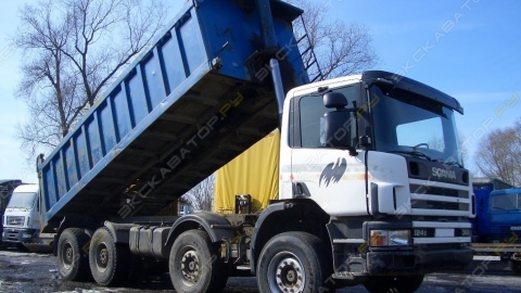 SCANIA P124CB, (самосвал) 