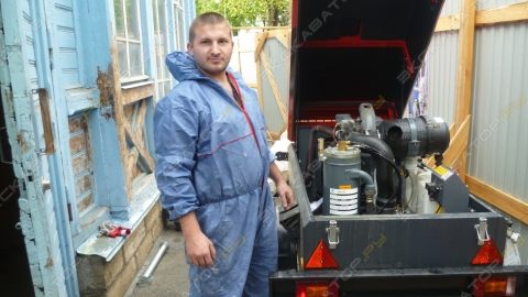 Дизельный компрессор Chicago Pneumatic CPS 110